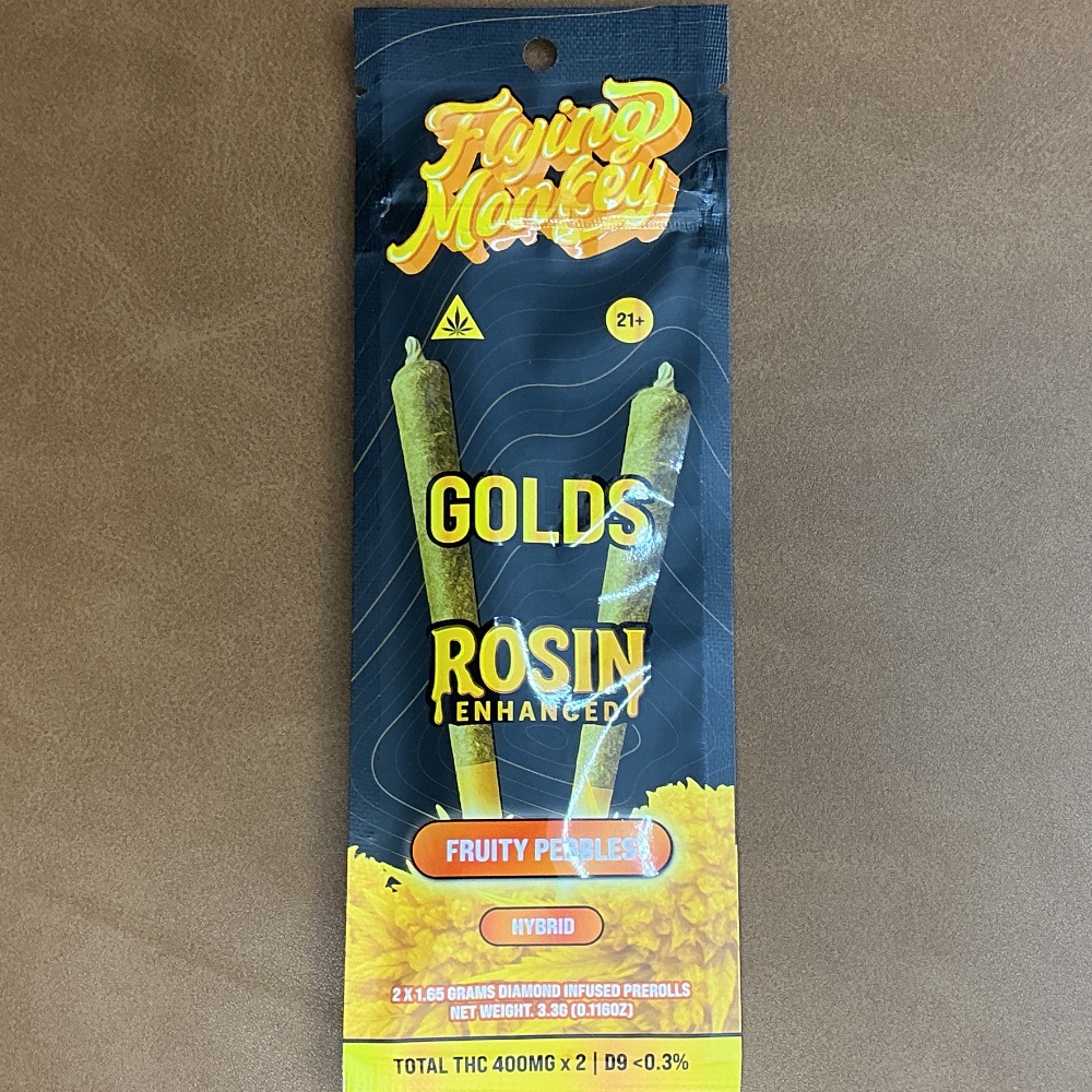 Flying Monkey Golds 1.65g Pre-roll Fruity Pebbles