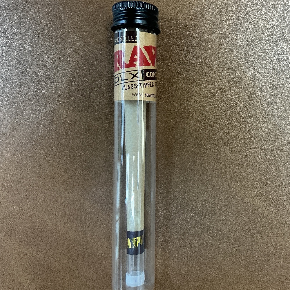 Raw DLX Cones Glass Tipped