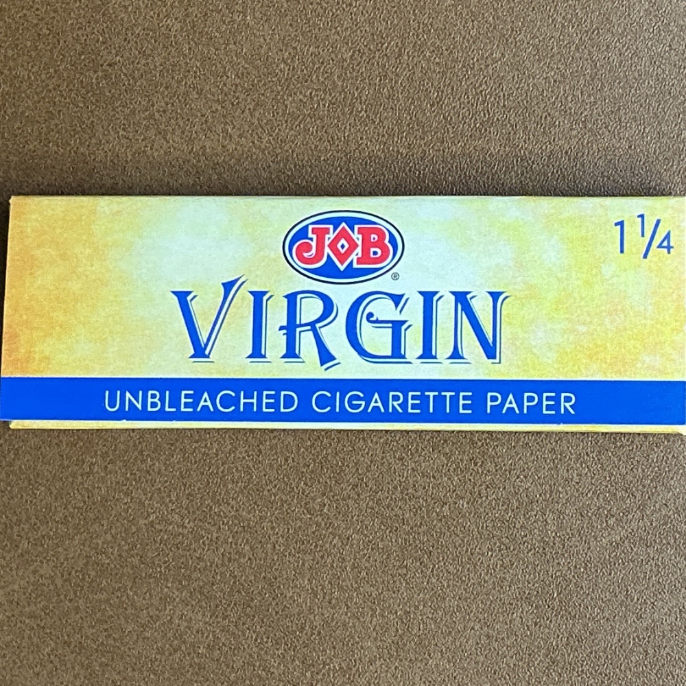 Job Virgin Unbleached Cigarette Paper 1.25