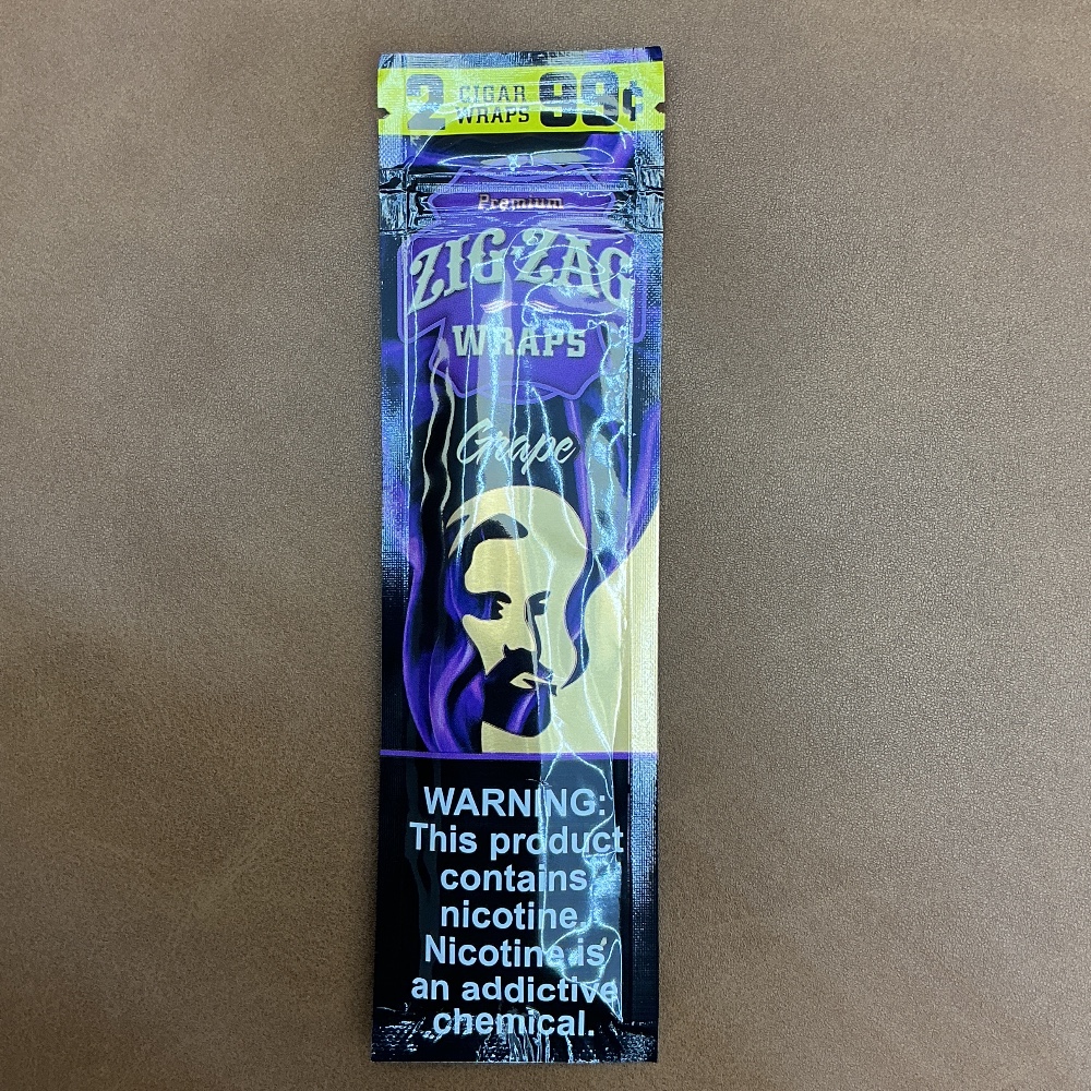 Zig-zag wraps grape