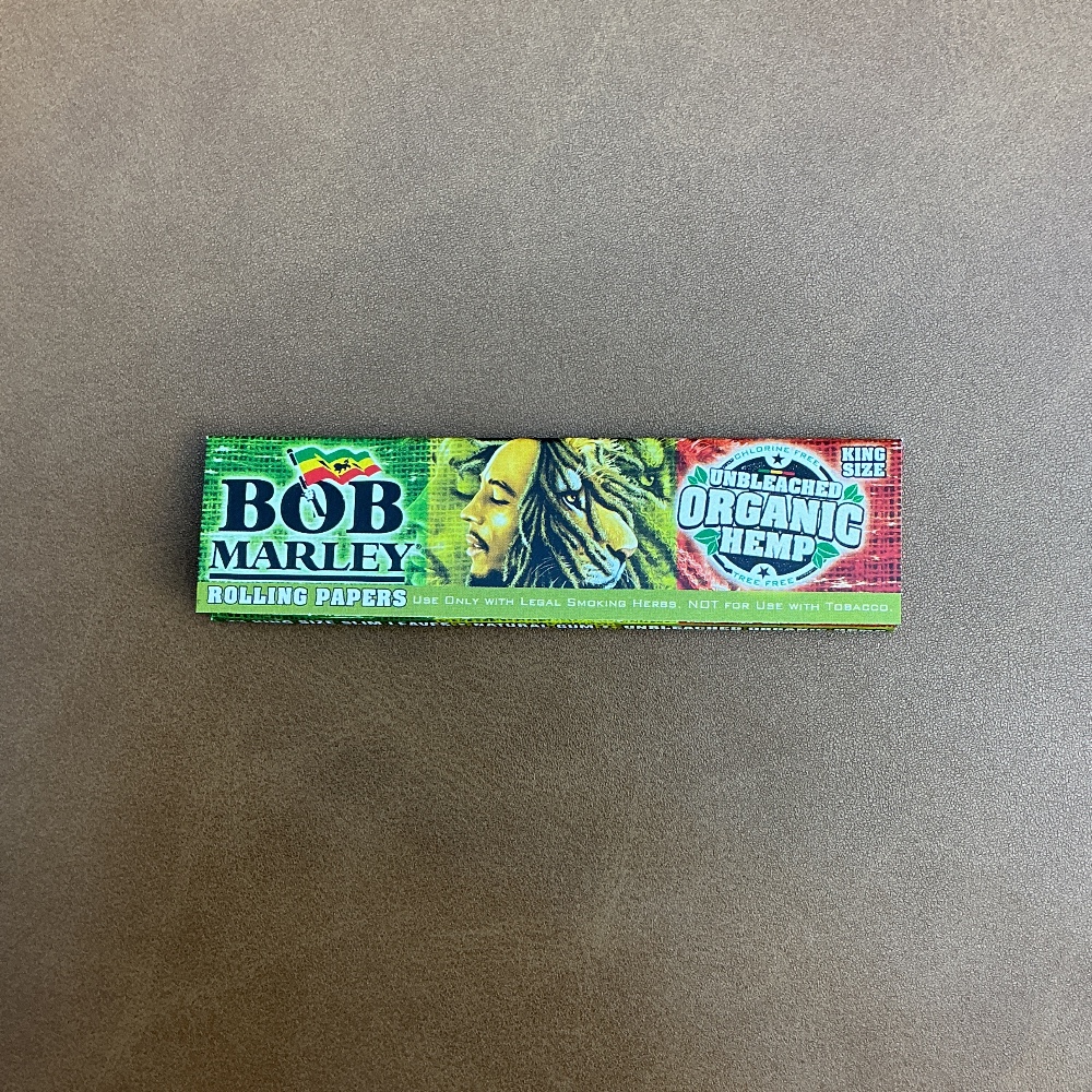 Bob Marley Unbleached organic hemp rolling papers king size