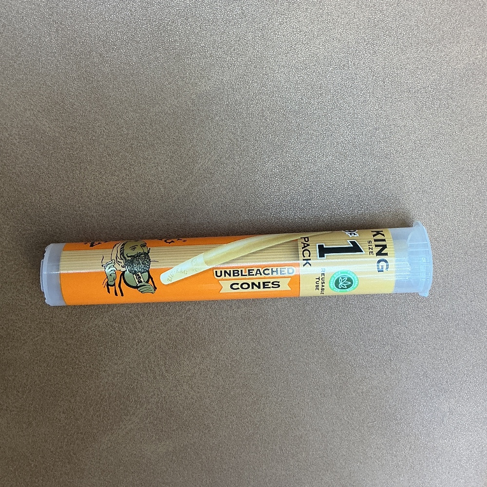 Zig-zag Unbleached cone king size
