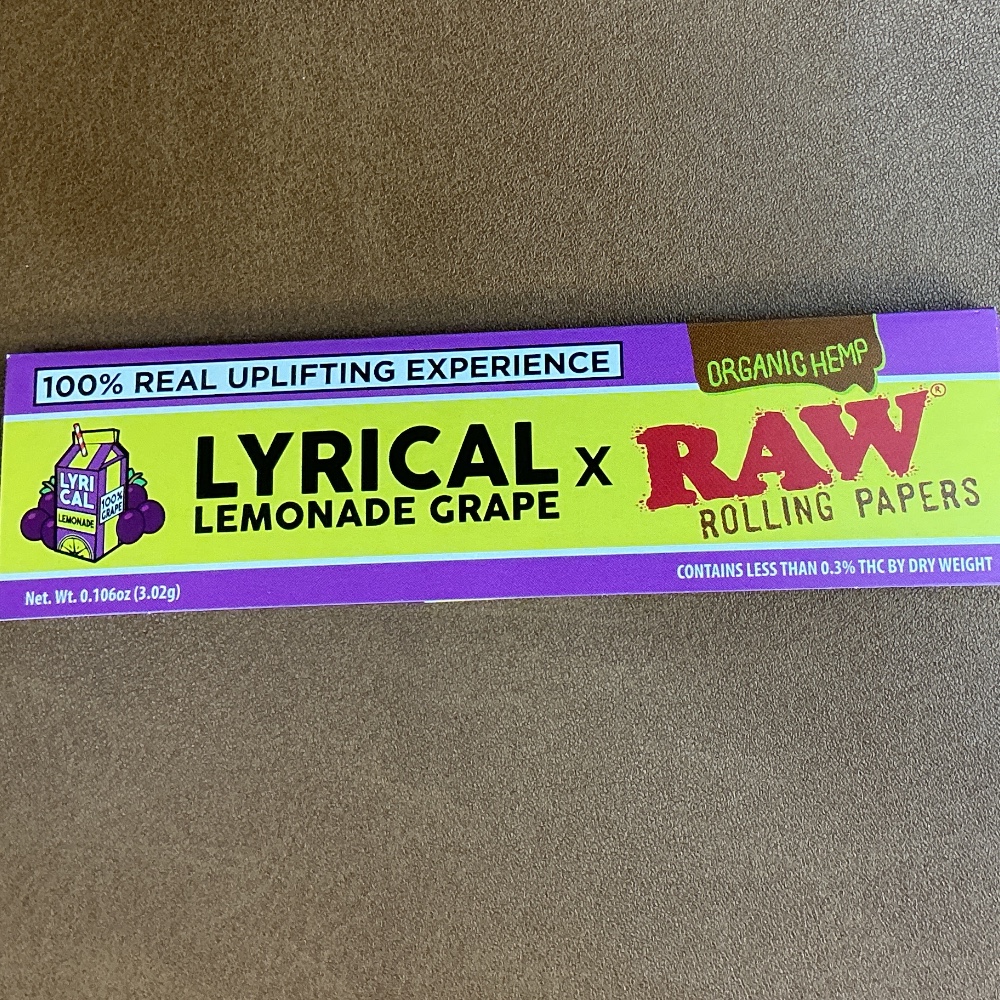 Raw x Lyrical Lemonade Grape Organic Hemp King Size
