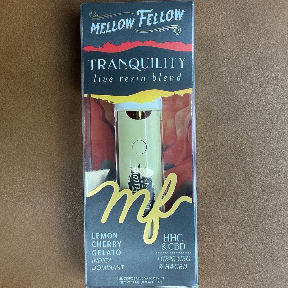 Mellow Fellow Tranquility Lemon Cherry Gelato HHC & CBD