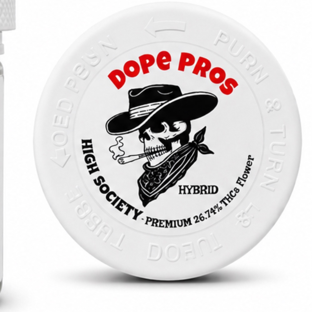 DOPE PROS HIGH SOCIETY Premium 3.5gm Flower 26.74% THC-A HYBRID
