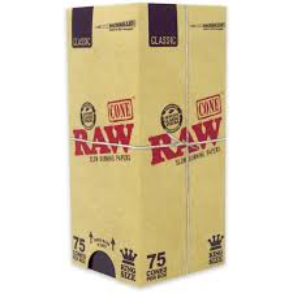 RAW King Size Classic Cone rolling paper at 20 After 4 Smokeshop
