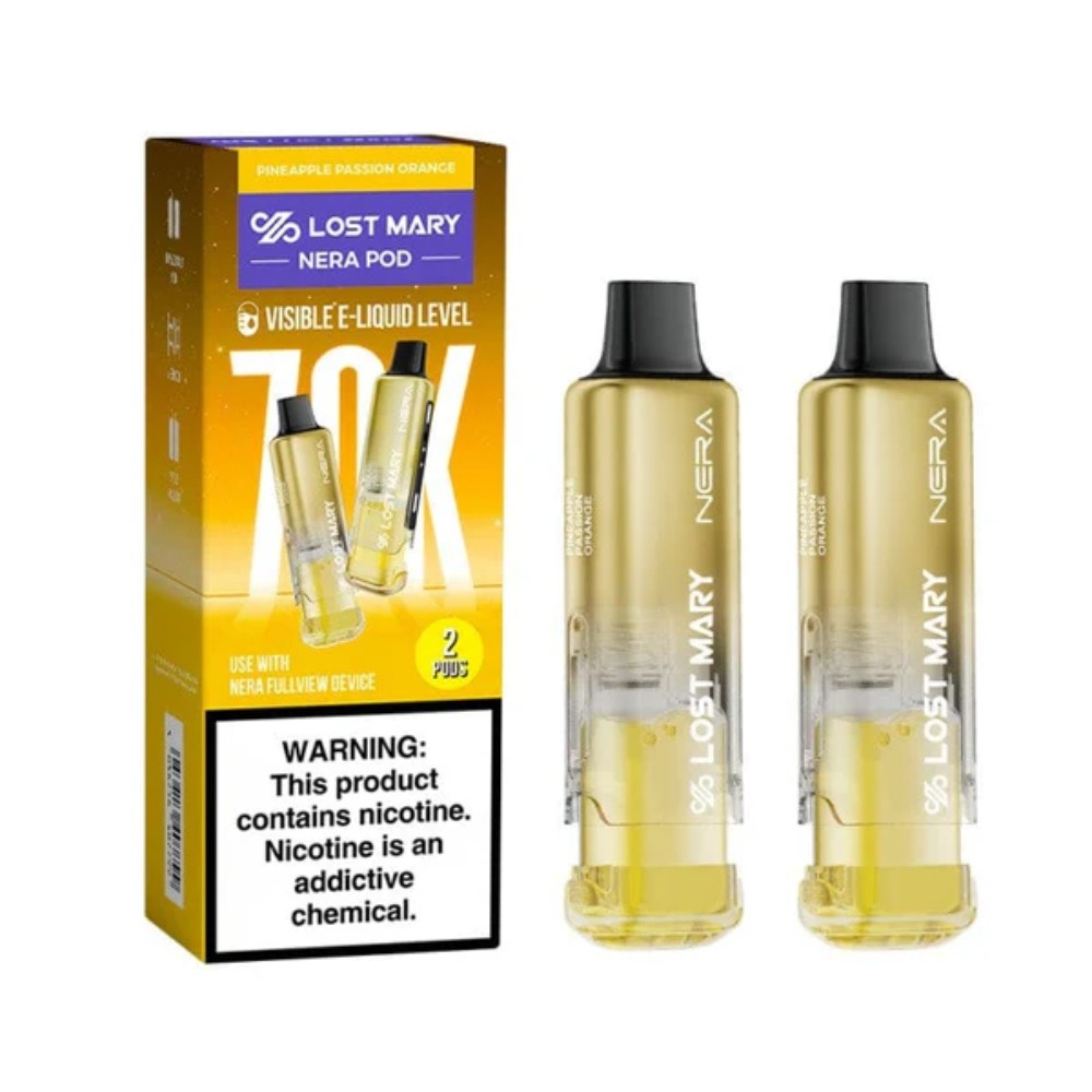 Lost Mary NERA Fullview 70K Pod — Pineapple Passion Orange