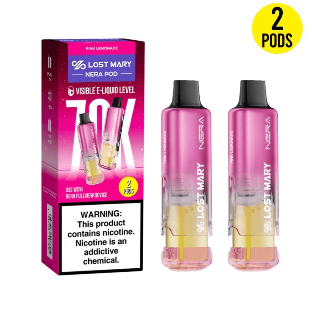 Lost Mary NERA Fullview 70K Pod — Pink Lemonade