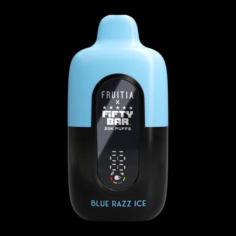 Fifty Bar Blue Razz Ice