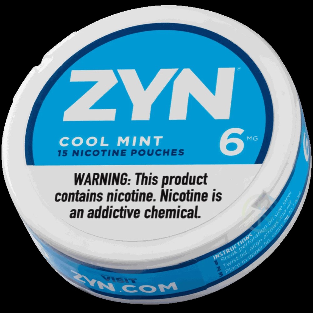 ZYN Cool Mint 6mg (1 Can/15 pouches) at Sun & Moon DuPont Market