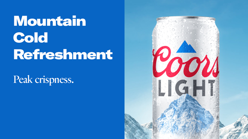 Coors Light Beer 12 Cans 12 oz