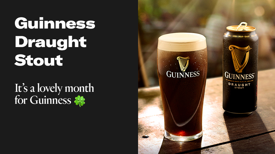 Guinness Draught Stout 6 Bottles 11.2 oz