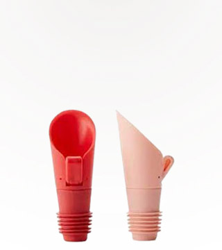 Rabbit Barware Coral and Pink Flipper Pourer Stopper Delivered Near You ...