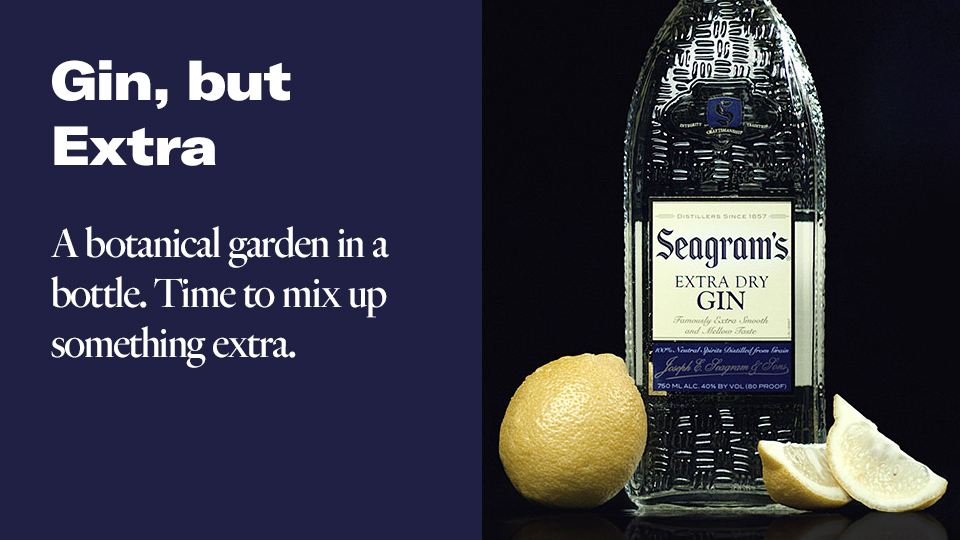 Seagram's Extra Dry Gin 750 ml