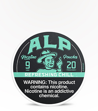 ALP Pouches Refreshing Chill 9 mg 20 pouches — in stock at Aladdin Glass & Vape, NJ smoke shop with same-day delivery
