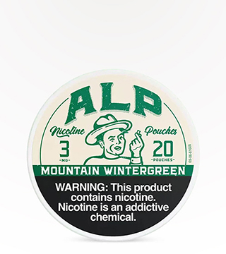 ALP Pouches Mountain Wintergreen 3 mg 20 pouches — in stock at Aladdin Glass & Vape, NJ smoke shop with same-day delivery