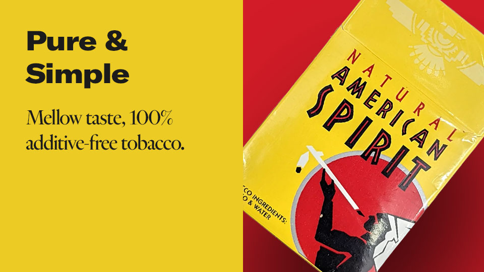 Natural American Spirit Yellow Pack