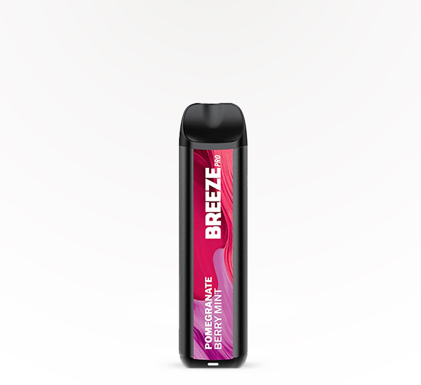 BREEZE Smoke Pro 2000 Pomegranate Berry Mint 5% disposable vape at 20 After 4 Smokeshop