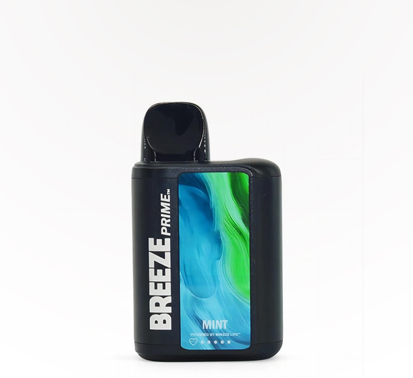 BREEZE Prime 6000 Mint 5% disposable vape at 20 After 4 Smokeshop