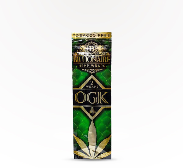Billionaire Hemp Wraps OGK flavored wrap at 20 After 4 Smokeshop