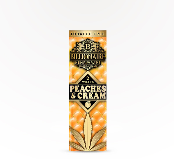 Billionaire Hemp Wraps Peaches & Cream flavored wrap at 20 After 4 Smokeshop