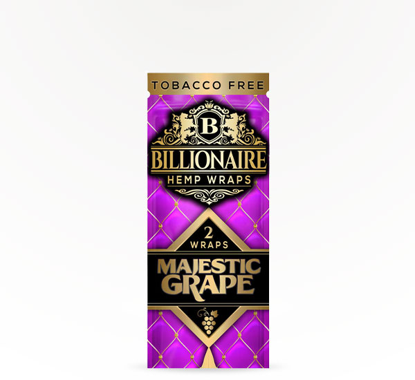 Billionaire Hemp Wraps Majestic Grape flavored wrap at 20 After 4 Smokeshop