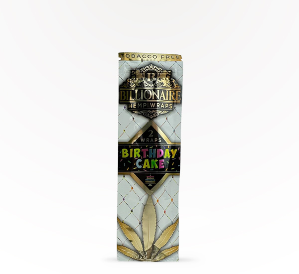 Billionaire Hemp Wraps Birthday Cake flavored wrap at 20 After 4 Smokeshop