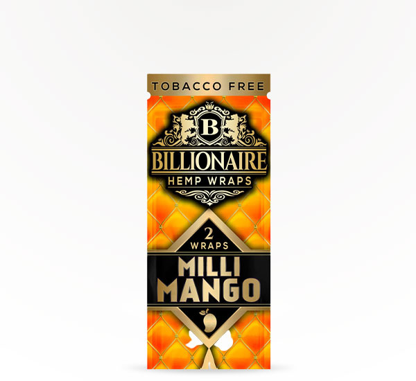 Billionaire Milli Mango Hemp Wraps flavored wrap at 20 After 4 Smokeshop
