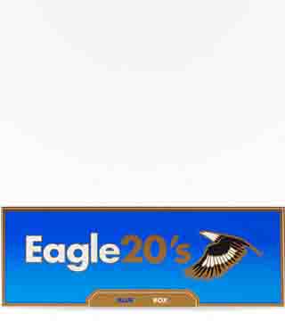 eagle 20 blue cigarettes Eagle 20's, 100's Blue Box Eagle (american version) (design 2)