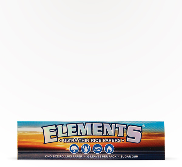 Elements King Size Ultra Thin Rice Paper rolling paper at 20 After 4 Smokeshop