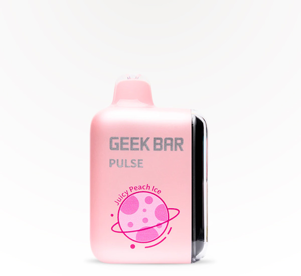 GEEK BAR Pulse 15000 Juicy Peach Ice 5% disposable vape at 20 After 4 Smokeshop