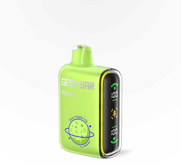 GEEK BAR Pulse 15000 Sour Apple Ice 5% disposable vape at 20 After 4 Smokeshop