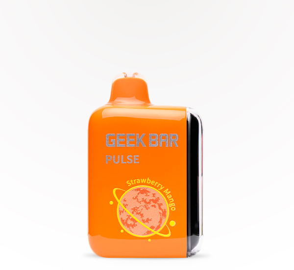 GEEK BAR Pulse 15000 Strawberry Mango 5% disposable vape at 20 After 4 Smokeshop