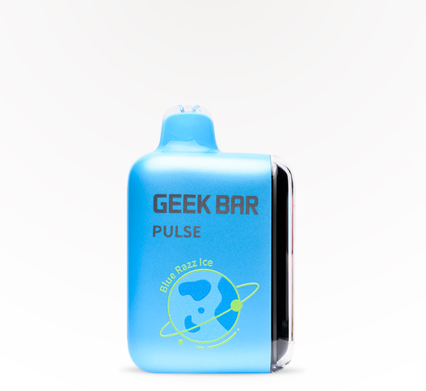 GEEK BAR Pulse 15000 Blue Razz Ice 5% disposable vape at 20 After 4 Smokeshop