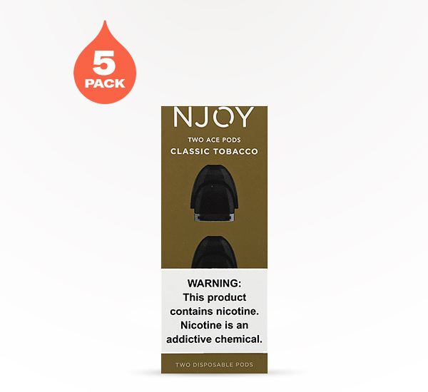 Njoy Ace Pods Classic Tobacco NJOY DAILY Disposable: Rich Tobacco 4.5% –  ABC Products Inc Njoy Classic Tobacco 5 Lb