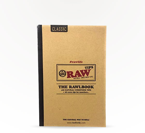 RAW Tips Rawlbook of Natural Unrefined rolling paper at 20 After 4 Smokeshop