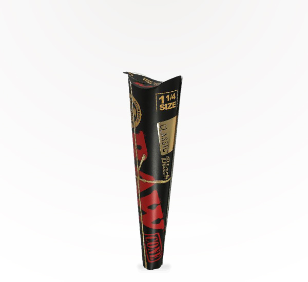 RAW Black 1.25 Classic Cone rolling paper at 20 After 4 Smokeshop