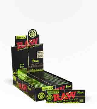 RAW Black 1.25 Organic Hemp Rolling Paper