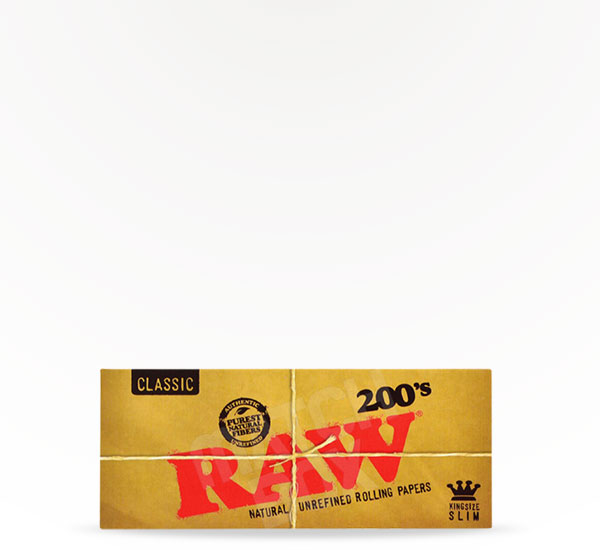 RAW Rolling Paper King Size Slim Classic rolling paper at 20 After 4 Smokeshop