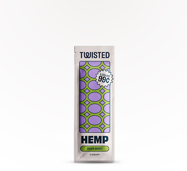 Twisted Hemp Grape Burst Wraps flavored wrap at 20 After 4 Smokeshop