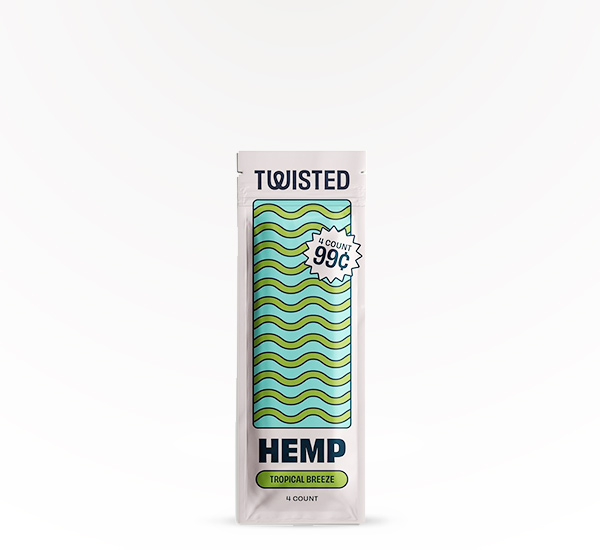 Twisted Hemp Wraps Tropical Breeze flavored wrap at 20 After 4 Smokeshop