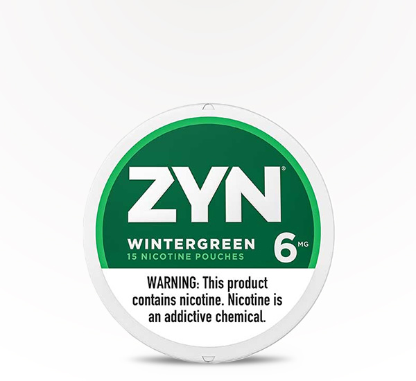 ZYN Wintergreen 6 mg nicotine pouch at 20 After 4 Smokeshop