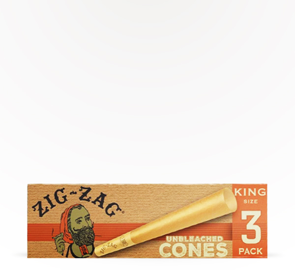 Zig-Zag Cones King Size Unbleached rolling paper at 20 After 4 Smokeshop
