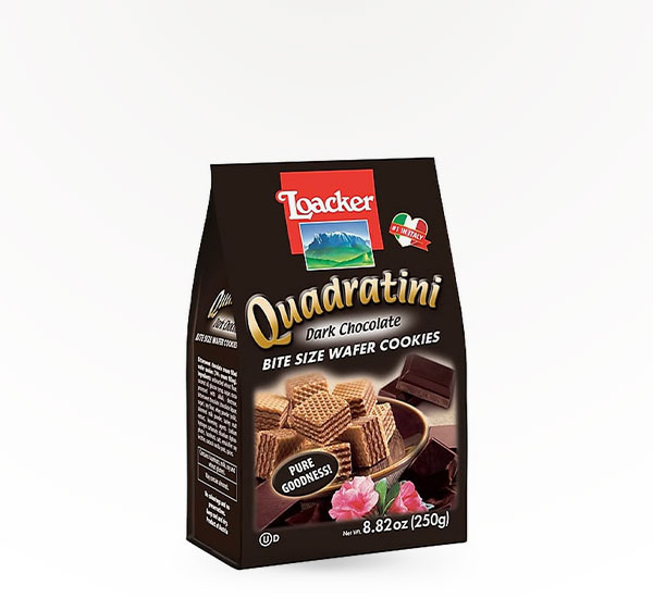 Quadratini Dark Chocolate Wafer Cookies Delivered Near You Saucey