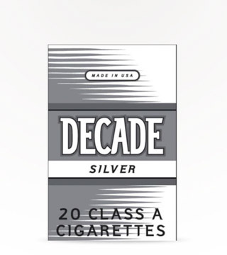 decade menthol silver cigarettes Decade